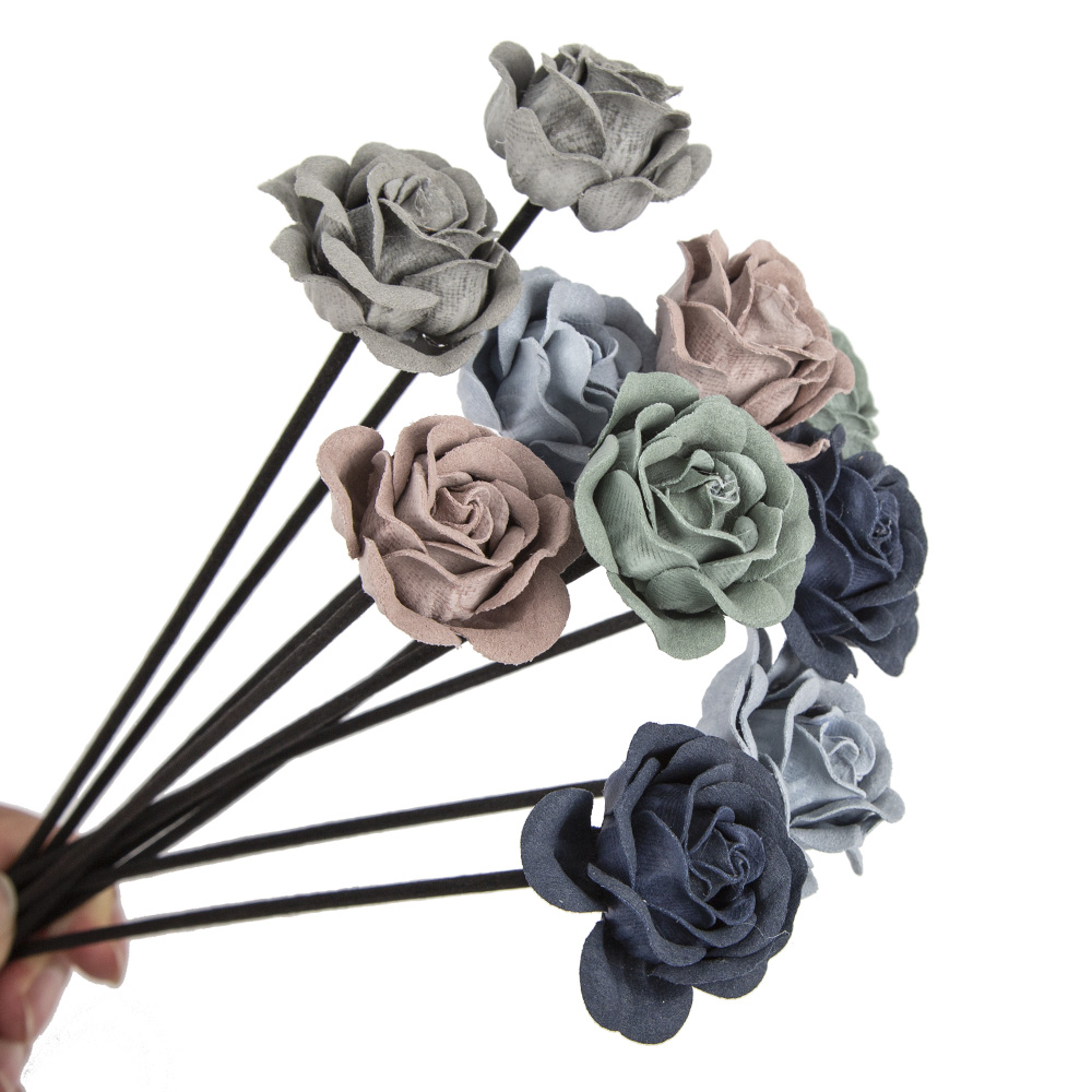 Home Fragrance Leather Diffuser - NEW 10PCS Leather Velvet Blue Grey