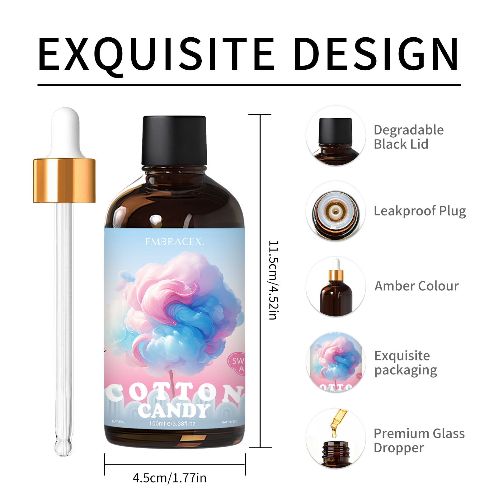 100ml Cotton Candy Essential O - Home Fragrance Gift recension och pris