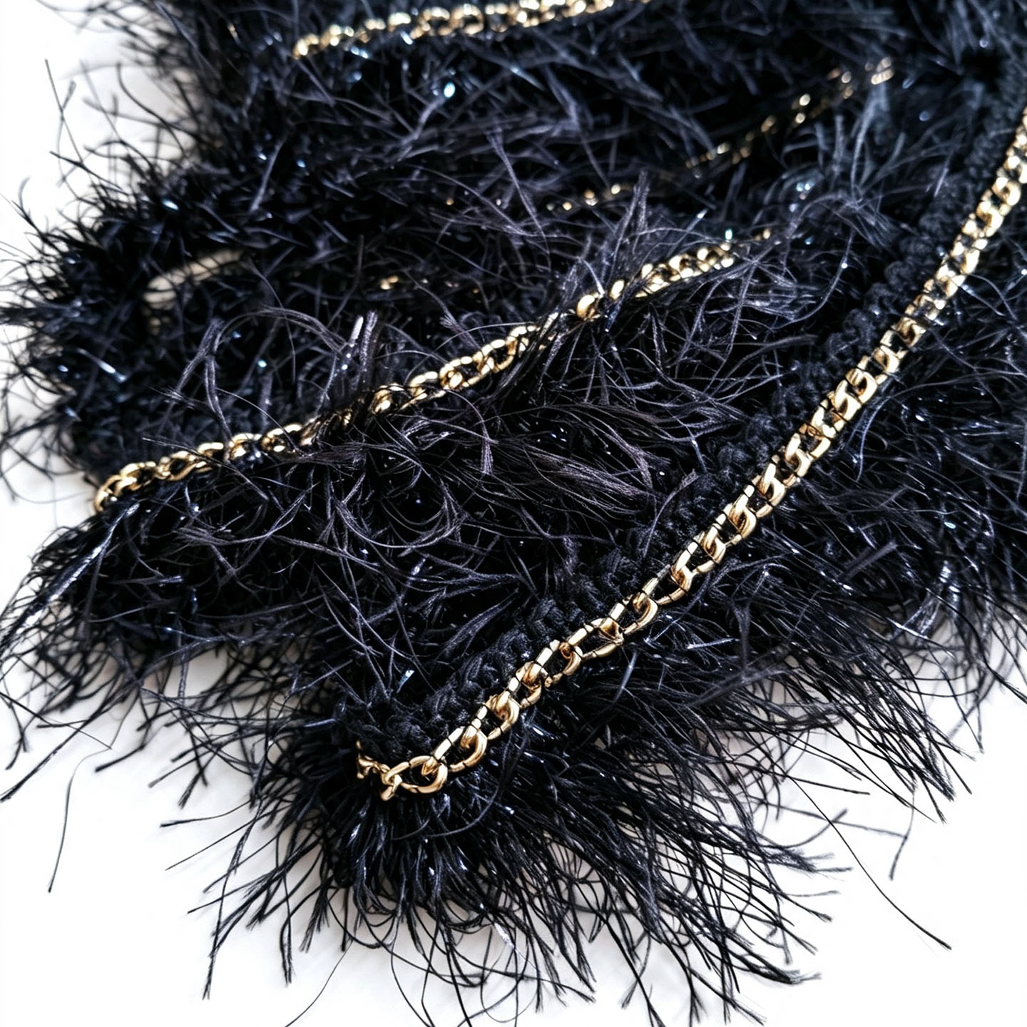 3 Meters Black Faux Feather Ta - Home Fragrance No 3 recension och pris
