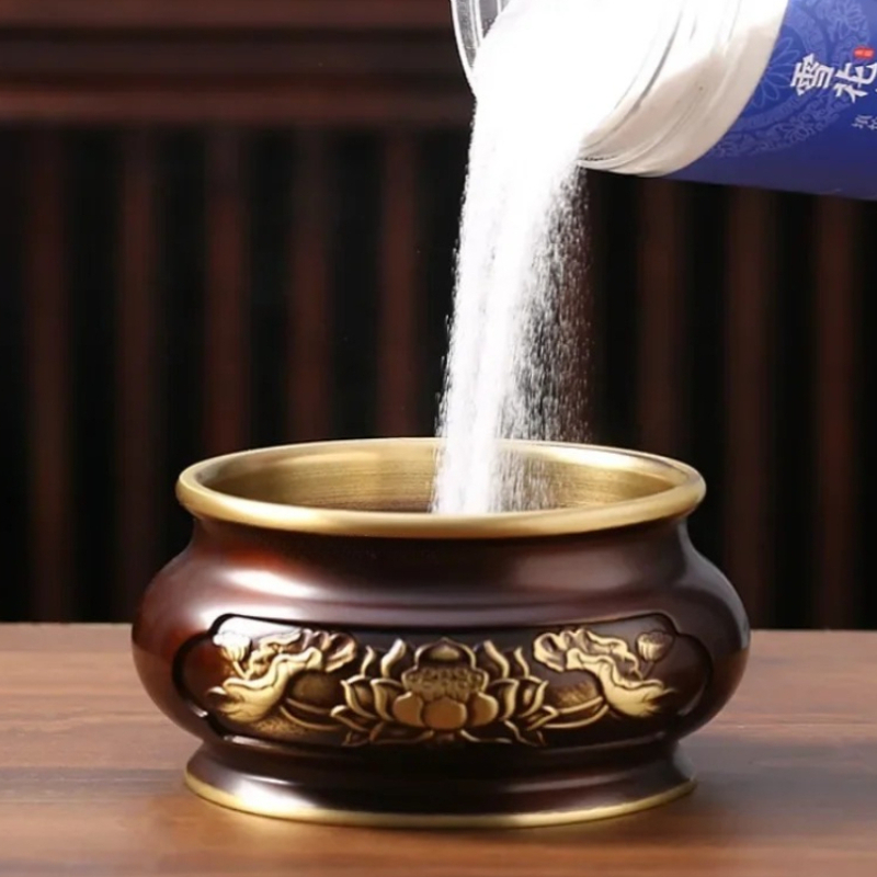 500g White Sand Incense Burner - Smokeless Incense Stick recension och pris