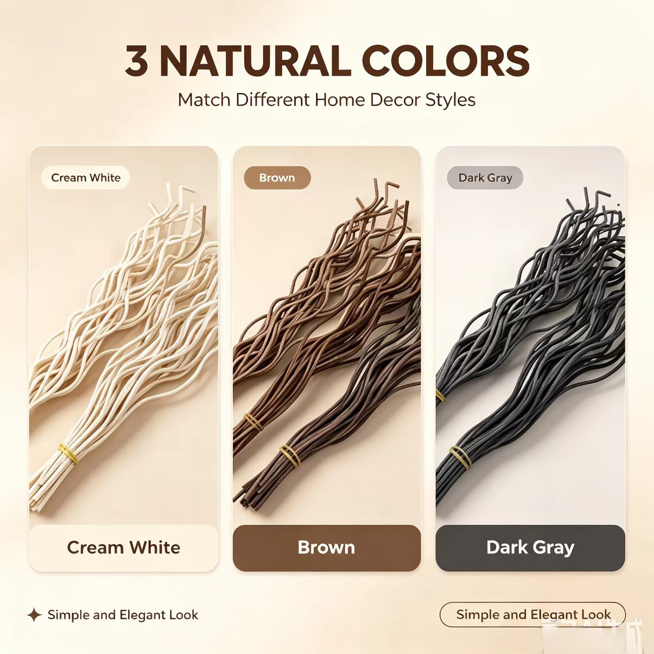 20Pcs Long Wavy Rattan Reed Di - Home Fragrance Elements recension och pris