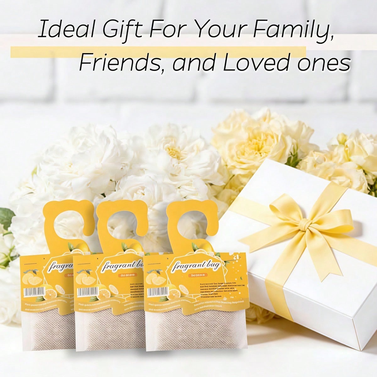 Hanging Lemon Scented Sachets, - Home Fragrance Elements recension och pris