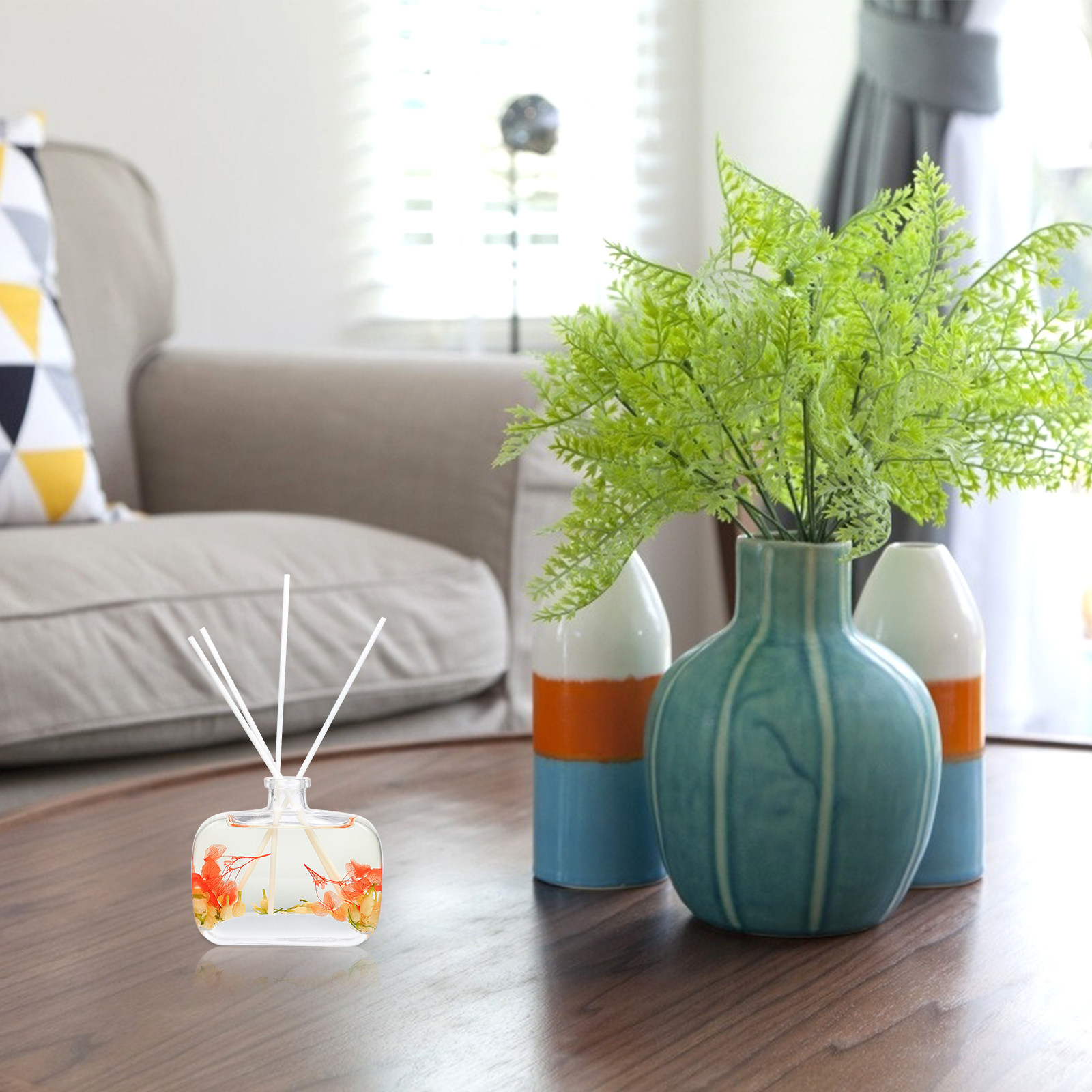1Set Rattan Stick Aroma Oil Di - Home Fragrance Leather Diffuser recension och pris