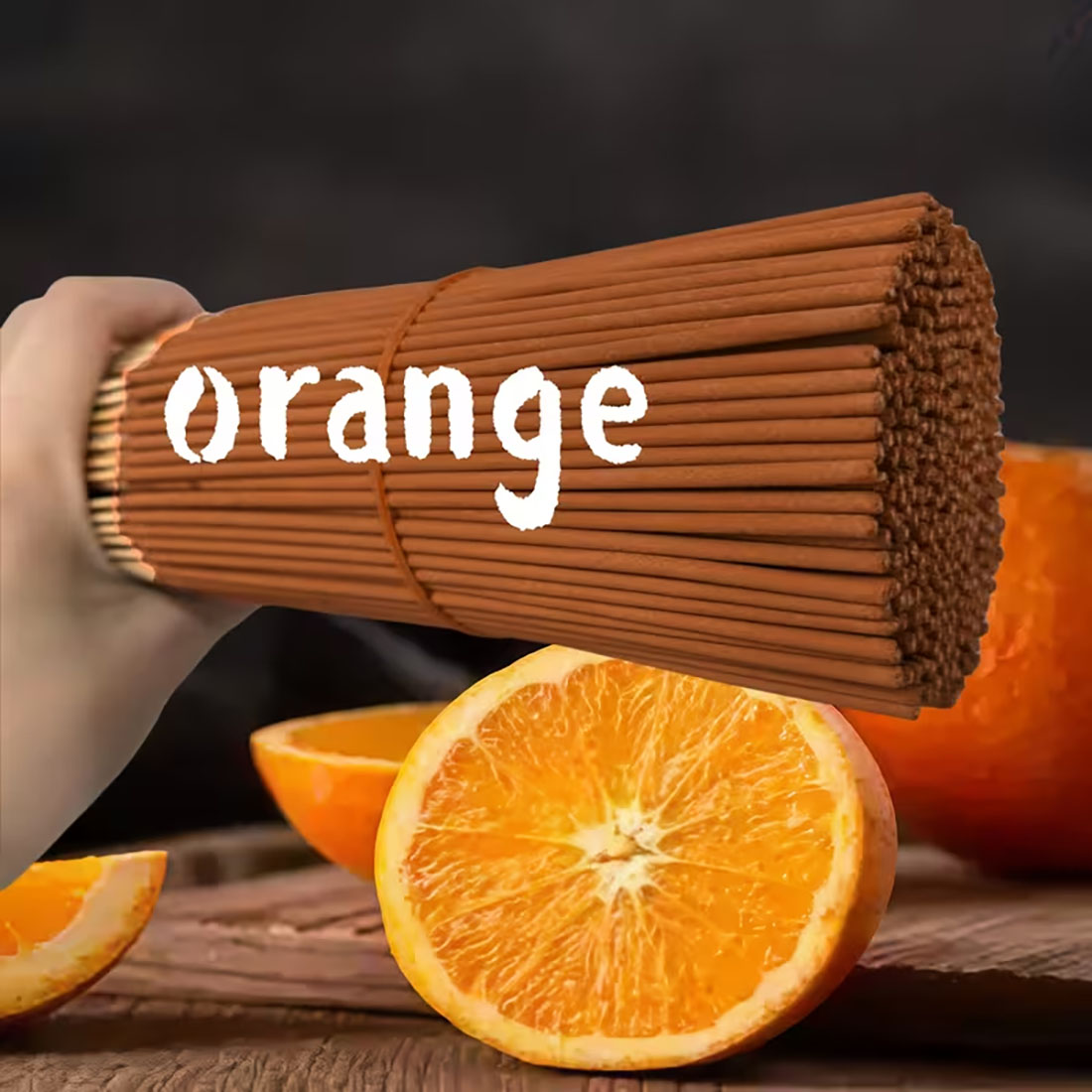 Natural Orange Incense Sticks  - Smokeless Incense Stick recension och pris