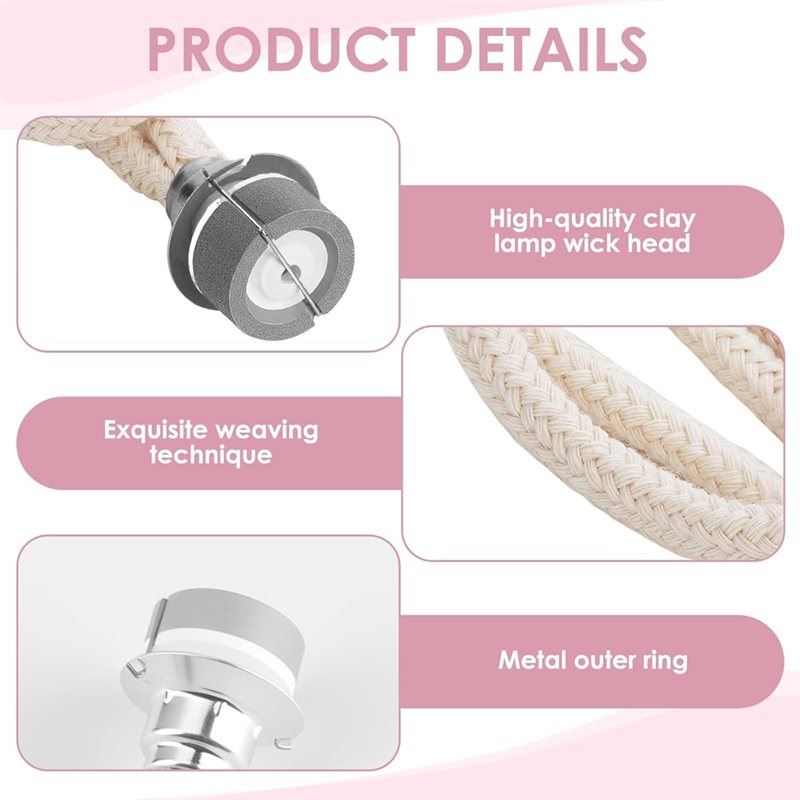 [NEWA76K!】 Oil Lamp Wick Repla - Home Fragrance No 3 recension och pris