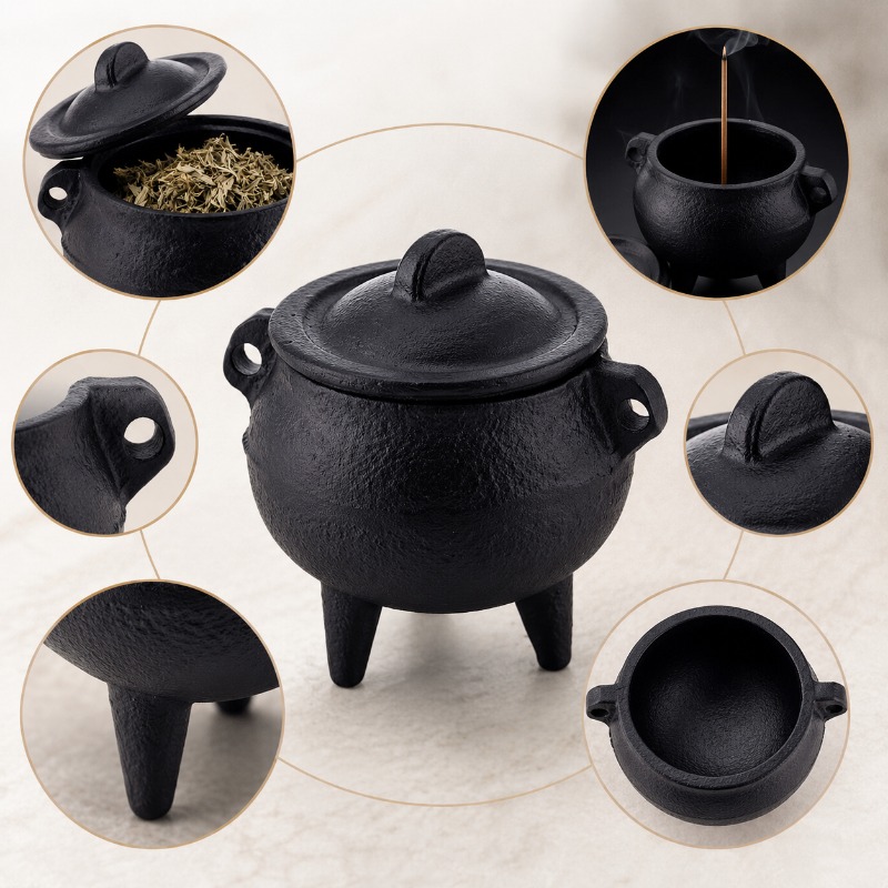 Retro Cast Iron Incense Burner - Home Fragrance Miniso recension och pris