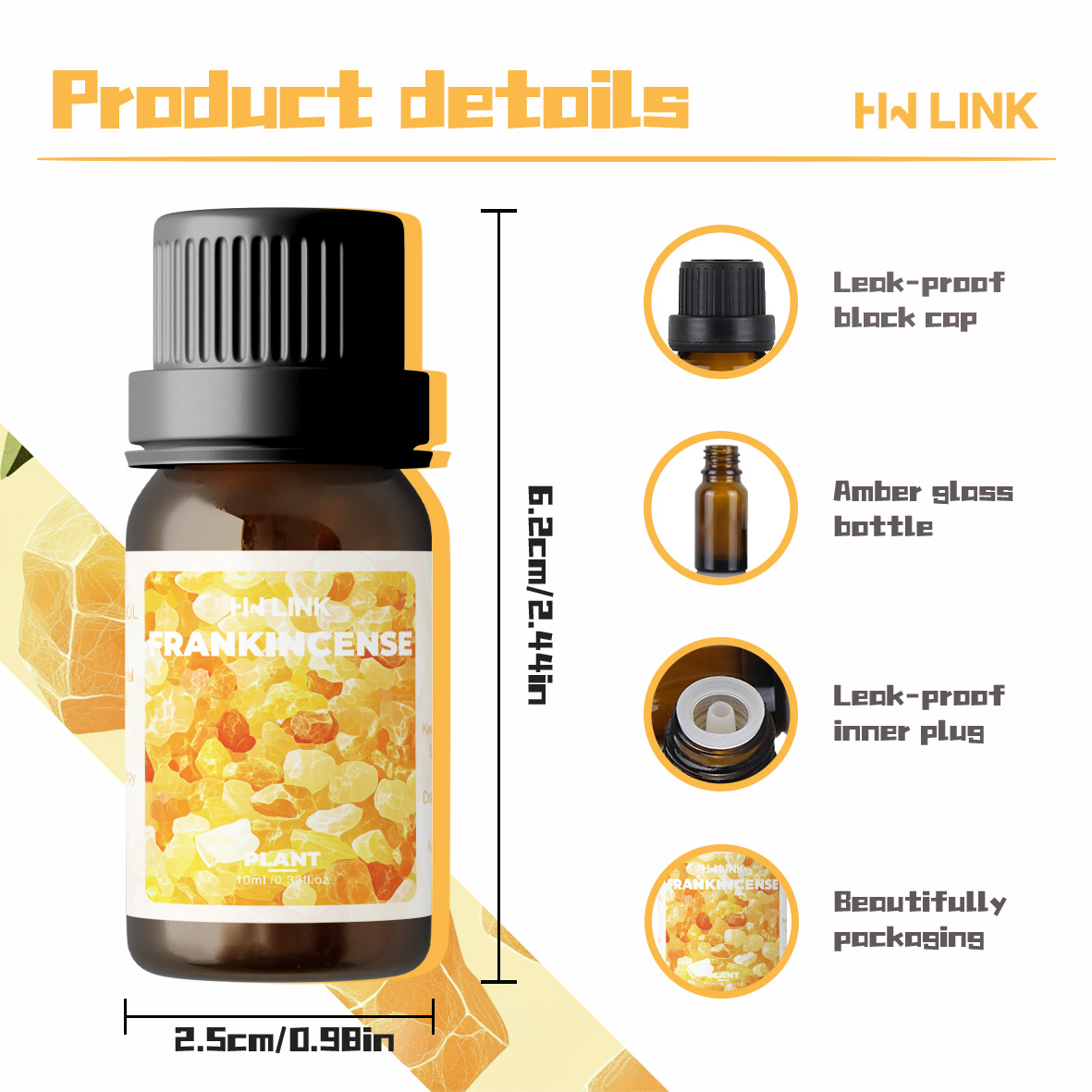 Frankincense Essential Oil 10m - Home Fragrance Gift recension och pris